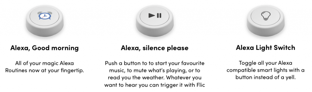 Alexa at the push of a button - Flic first external button to