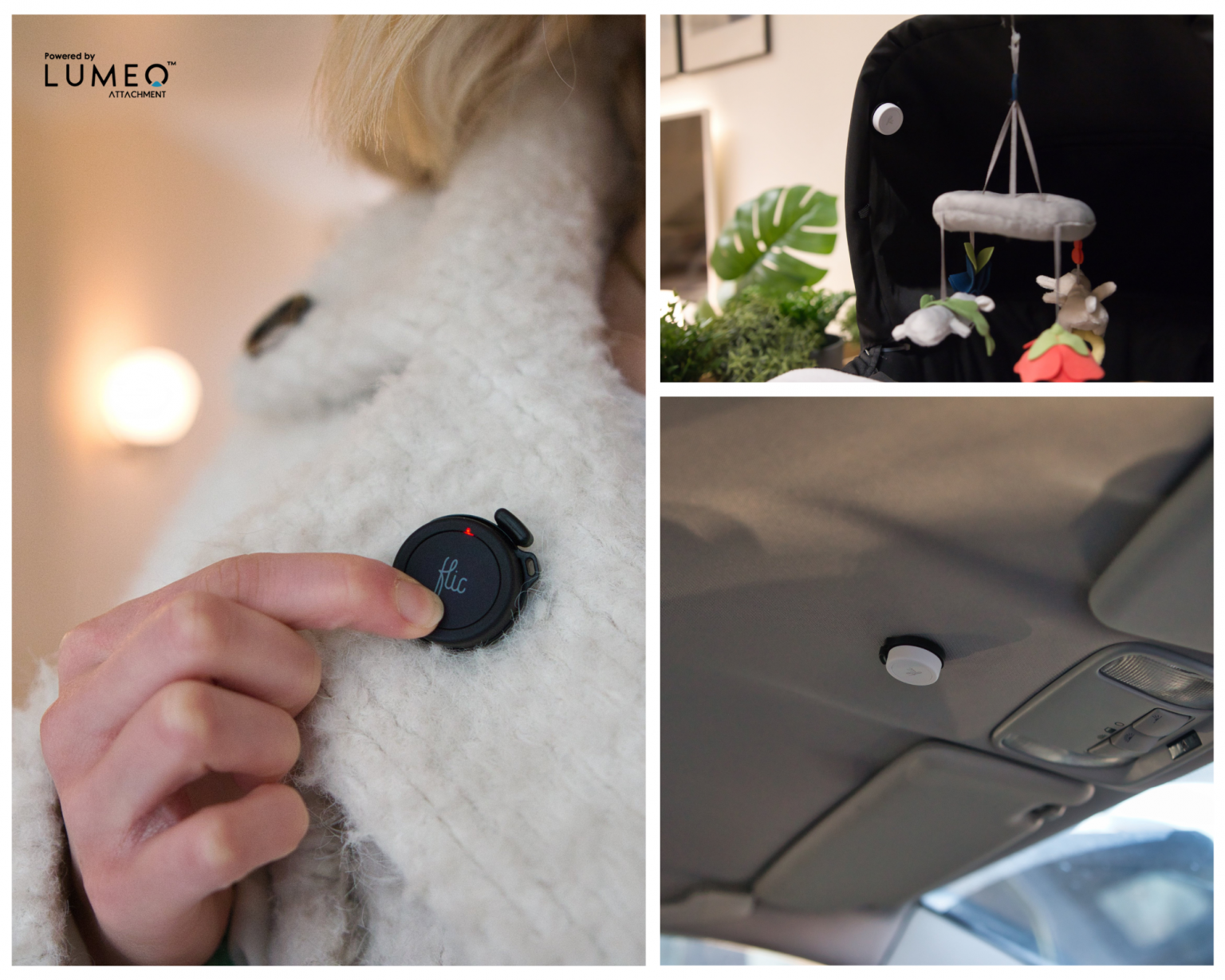 Introducing the Flic Button Textile Attachment: Attach buttons safely ...